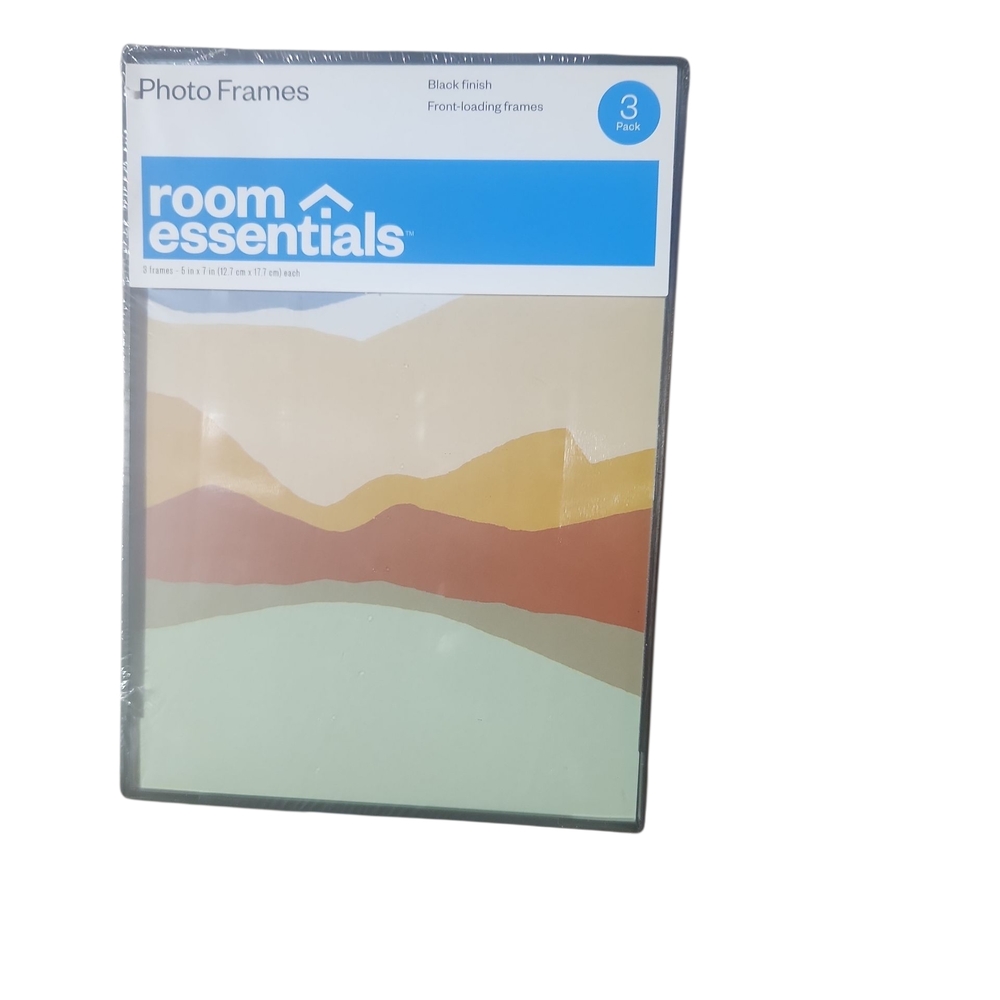 5in X 7in Room Essentials Black Photo Frame Set Of 3Pack